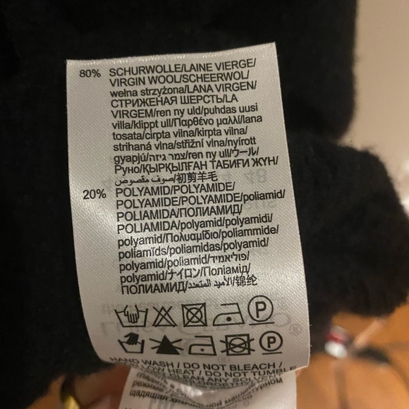 luisa Cerano black wool button up sweater - Picture 5 of 5